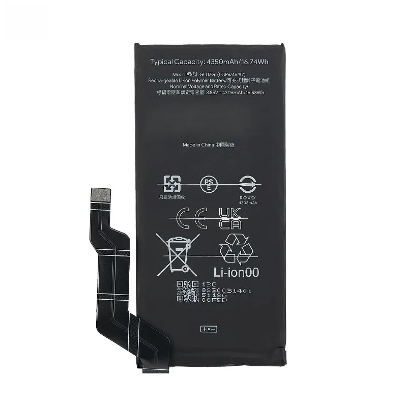 جديد 3.85 فولت 4350 مللي أمبير/16.74WH GLU7G بطارية ليثيوم أيون بوليمر قابلة للشحن لجوجل بكسل 6A (5G) بطارية بديلة للهاتف المحمول #2