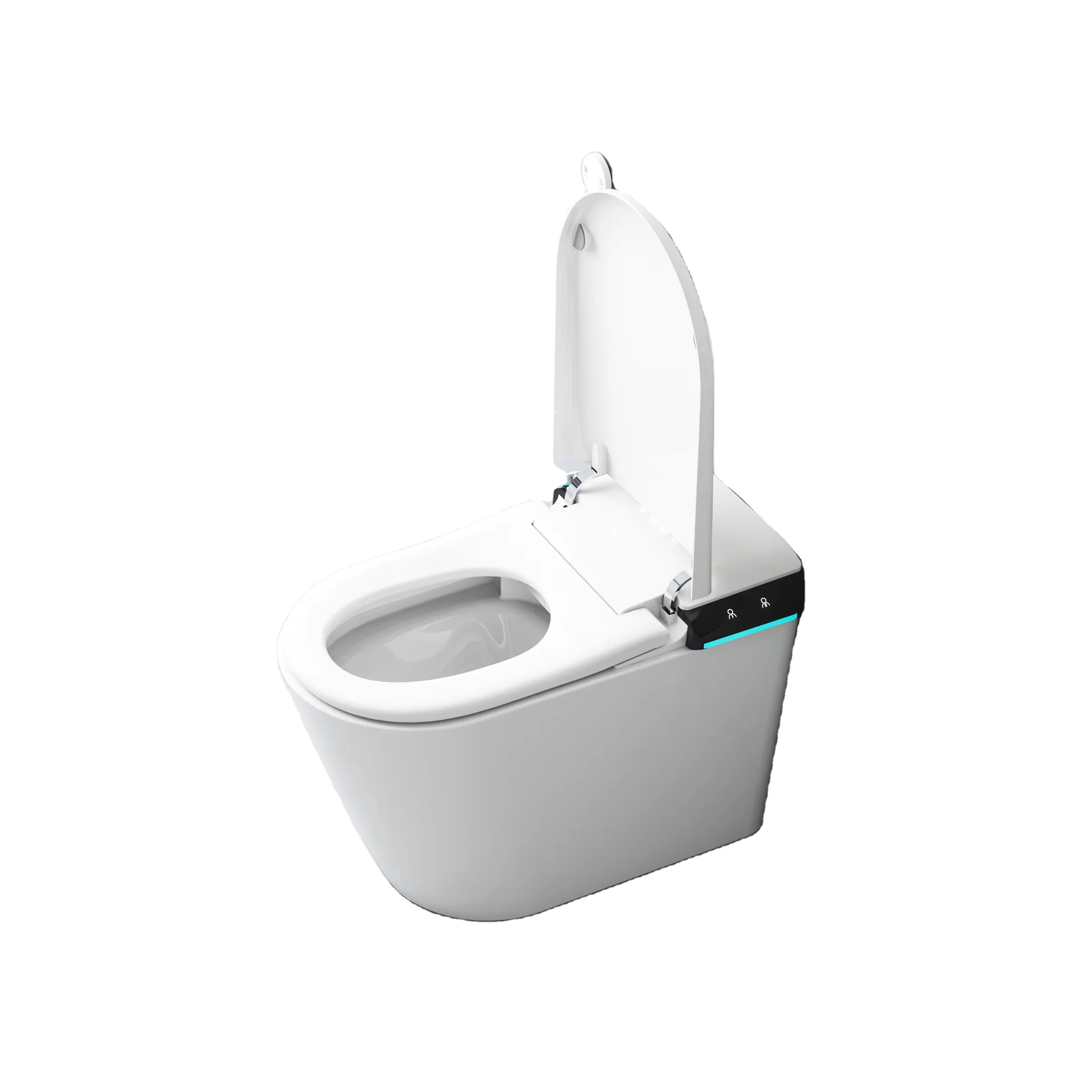 

Luxury Bathroom Ceramic Intelligent Pulse Tankless Cleaning Function Wc Smart Toilet With Bidet Washing