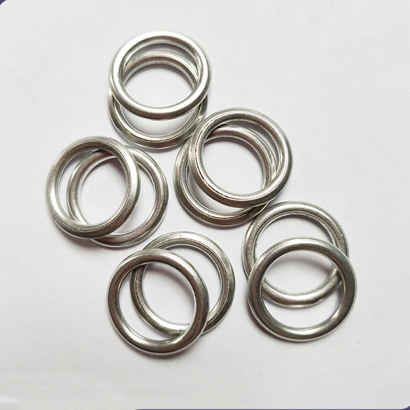 10pcs M14 Oil Drain Plug Gaskets Crush Washers Seals Rings 14X20X1.5 For Volkswagen Audi A3 A4 A5 A6 A7 A8 Q3 Q5 Q7 TT N0138157