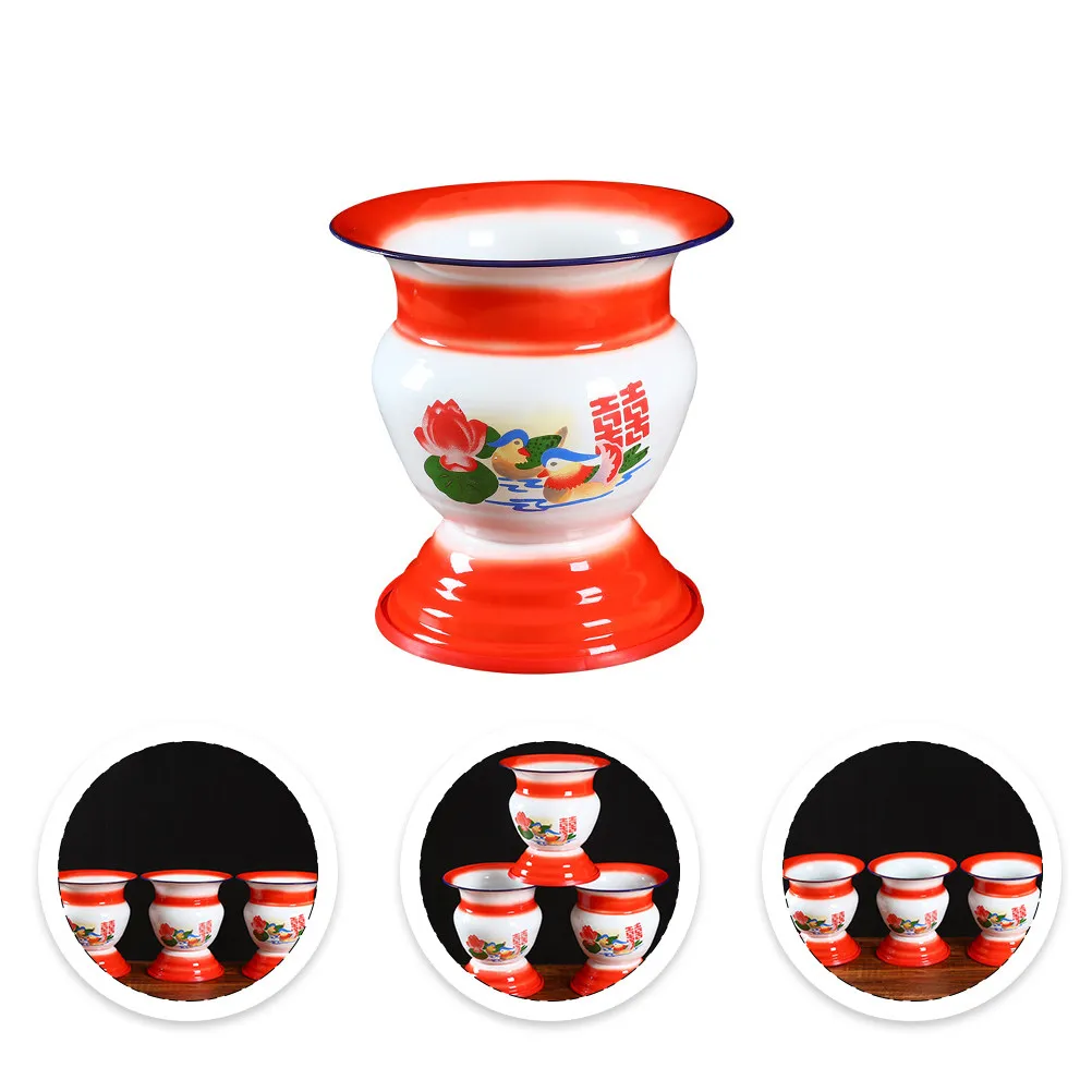 

1 шт. портативный эмалированный горшок-писсуар на высоких ножках, из утолщенного материала, компактный, легкий, практичный, китайский