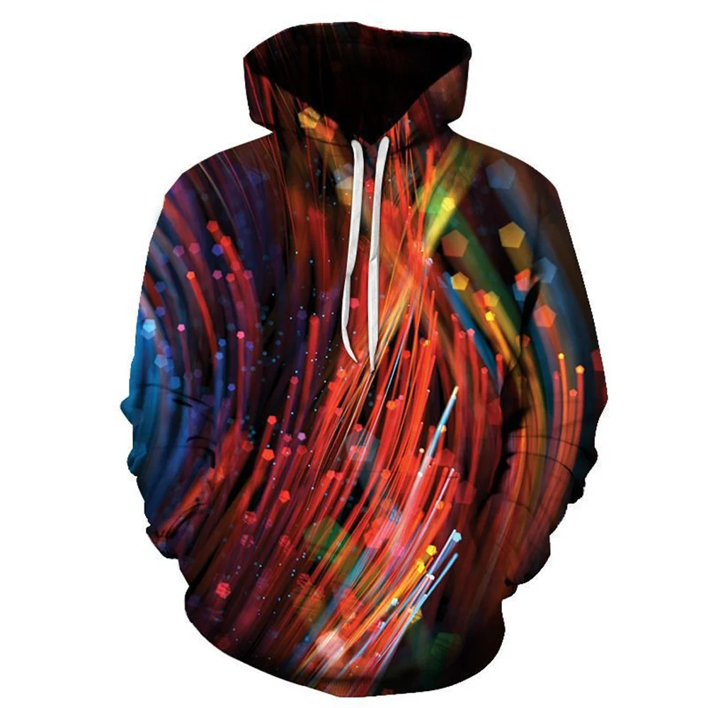 Autumn/Winter Men's Hoodie Comfortable Long Sleeve 3D Clothing Ethnic Retro Geometric Abstract Pattern Customization 2024