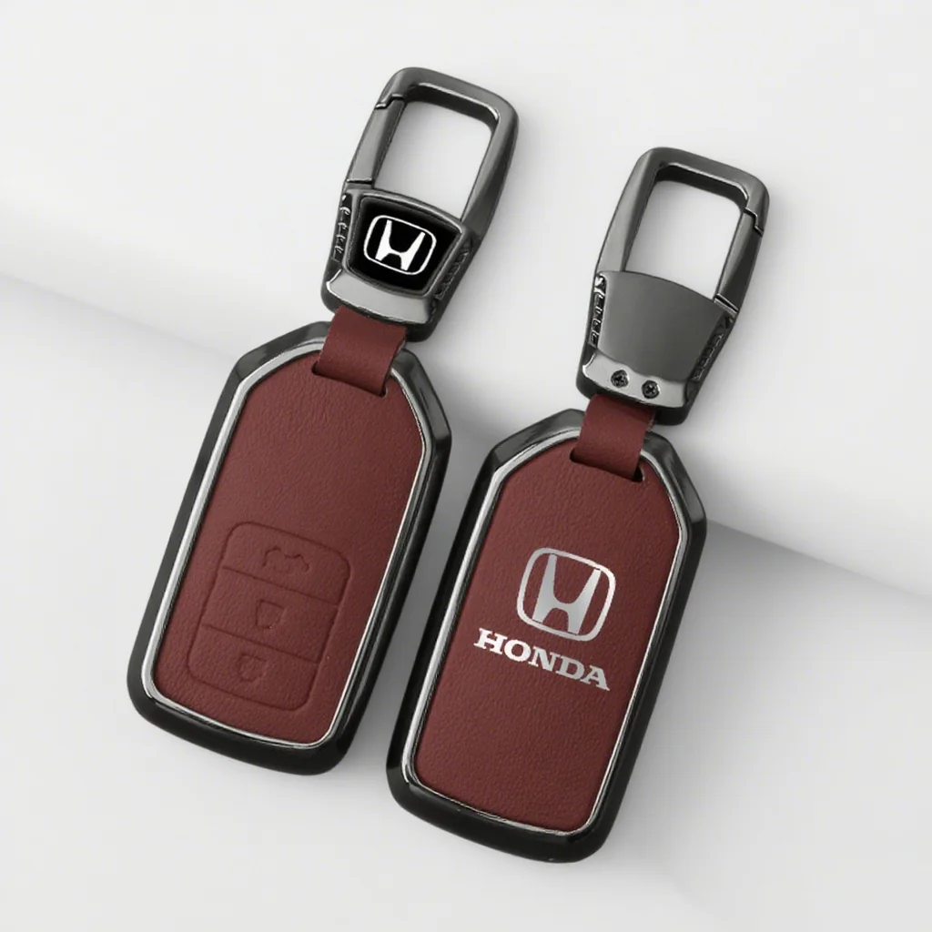 

Car Key Case Cover For Honda Accord Fit Lucky Vezel City Civic CR-V HR-V Jade Jazz BRV BR-V HR-V Shuttle Pilot Crider Odyssey