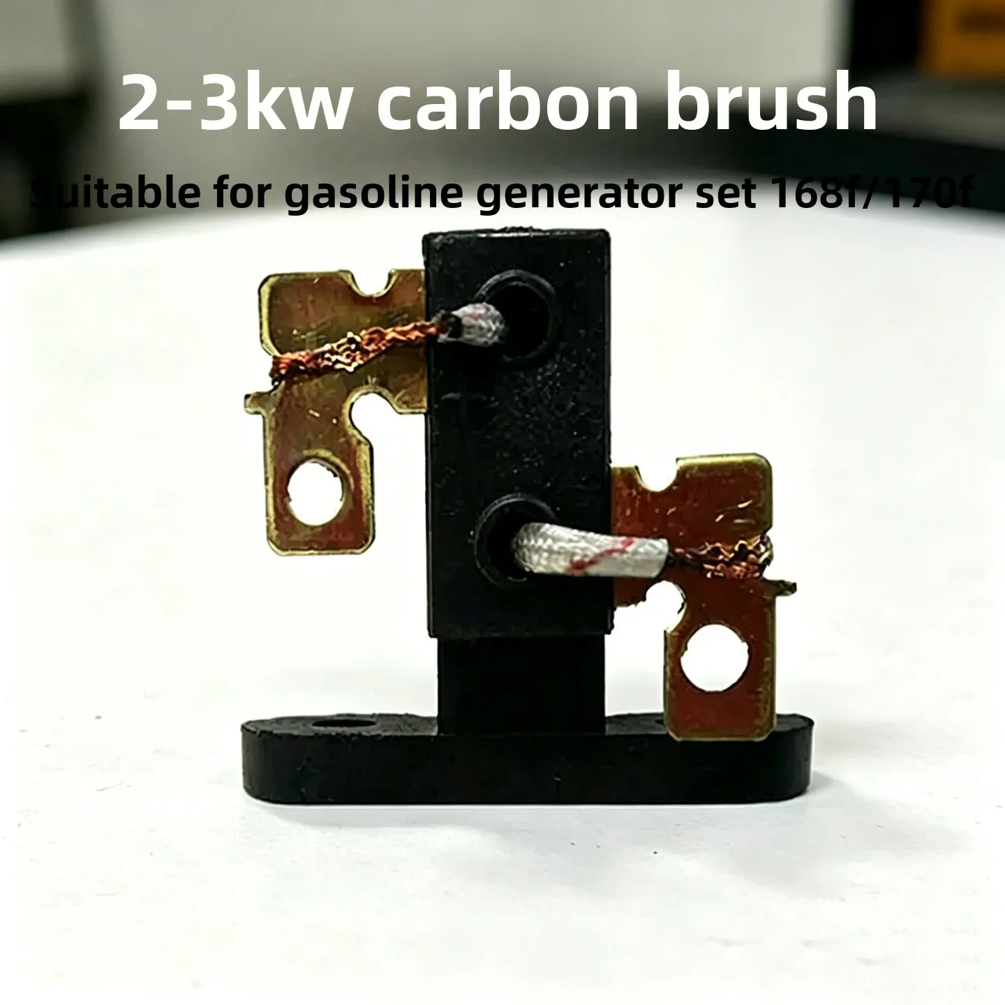 2-3KW Household Generator Set Accessories 168F170F Motor Carbon Brush Holder Conductive Carbon Brush Repair Replacement Parts