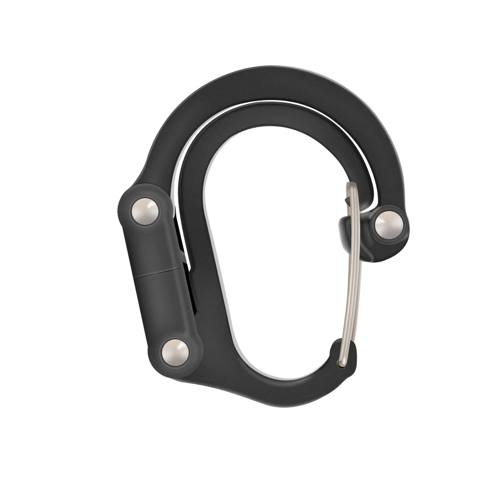 Dtype Hook Gear Clip Carabiner Rotating Hook Clip Non-Locking Strong Clips for Camping Fishing Hiking Travel Backpack Out School