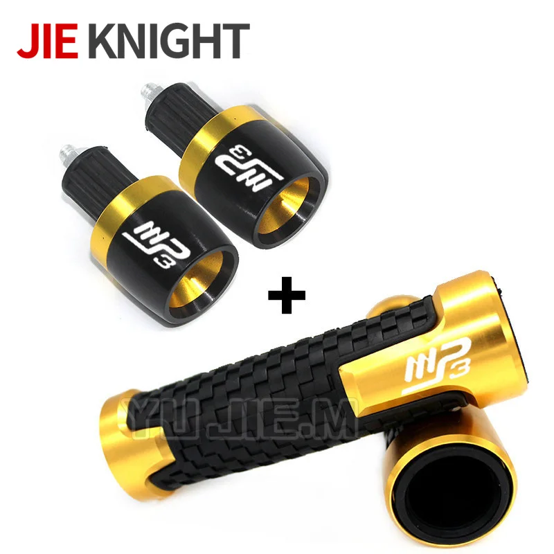 For Piaggio MP3 250 300 500 HPE Sport Scooter Motorcycle Accessories Aluminium CNC Hand Grips Handle Bar End Cap