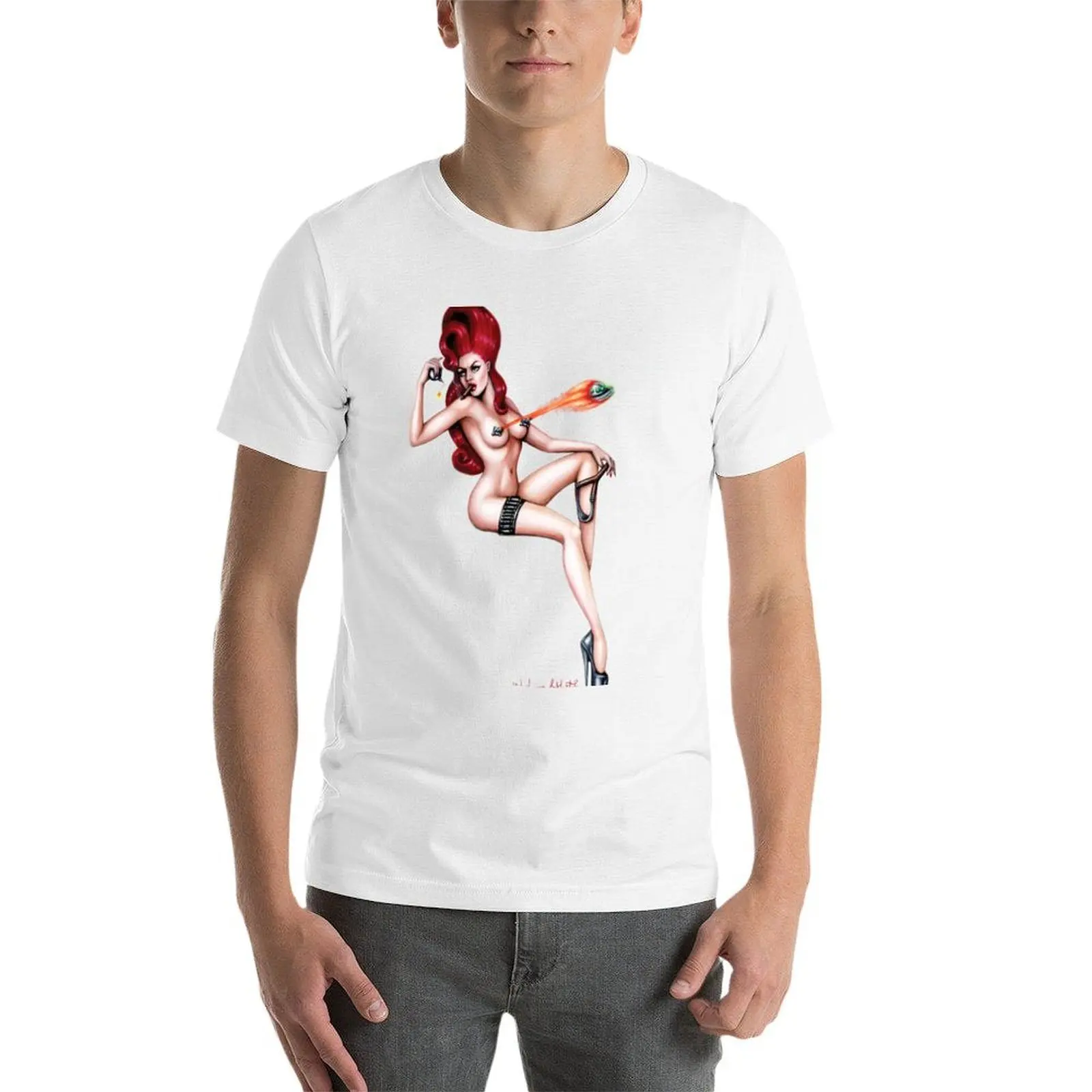 تي شيرت Lady Strangelove goes كوماندوز تي شيرت رجالي قطن تي شيرت مصمم تي شيرت #4