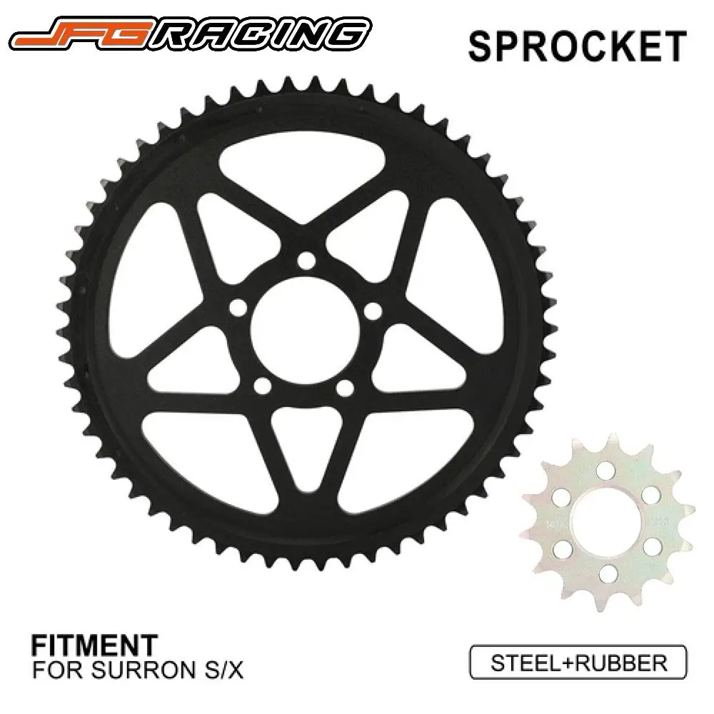 

Sprockets Motorcycles Accessories Rear 240mm Front 14T For Sur Ron Surron Lightbee Light Bee S X Electric Vehicle E-Bike Dirt