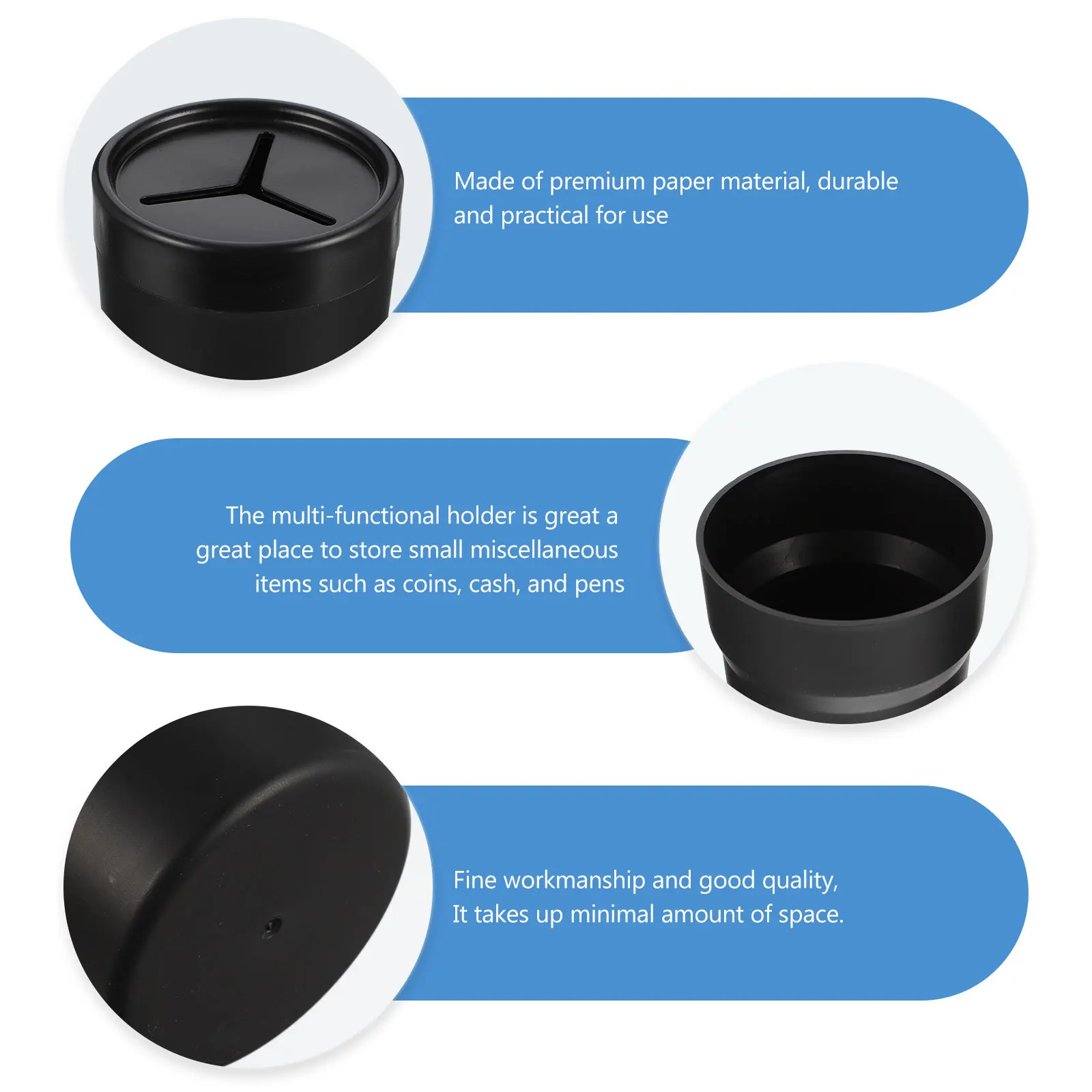 

2Pcs Portable Car Trash Can Mini Auto Garbage Bin Cup Type Waste Container for Vehicle Console and Home Car Trash Can with Lid