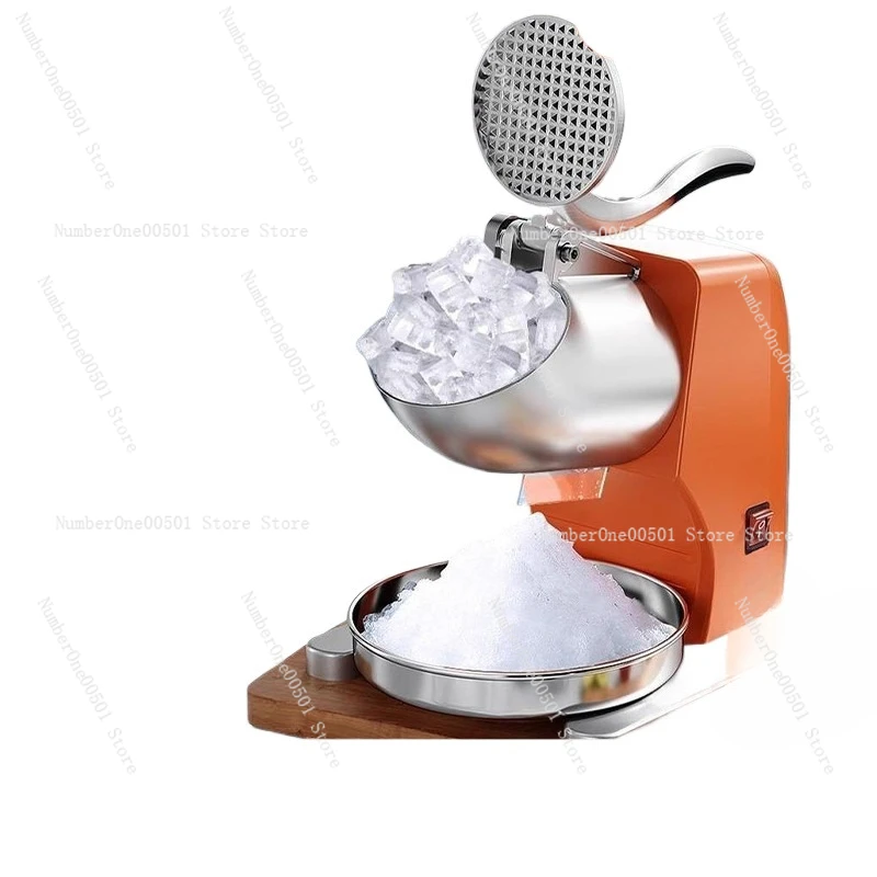Commercial Ice Shaver Machine for Shaved Ice Smoothie Home Use Small Snow Cone Maker with Blender