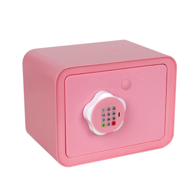 Imagem -05 - Senha Electronic Coin Deposit Bank Mini Safe File Box Zero Dinheiro Crianças e Estudantes 18*16*24 cm