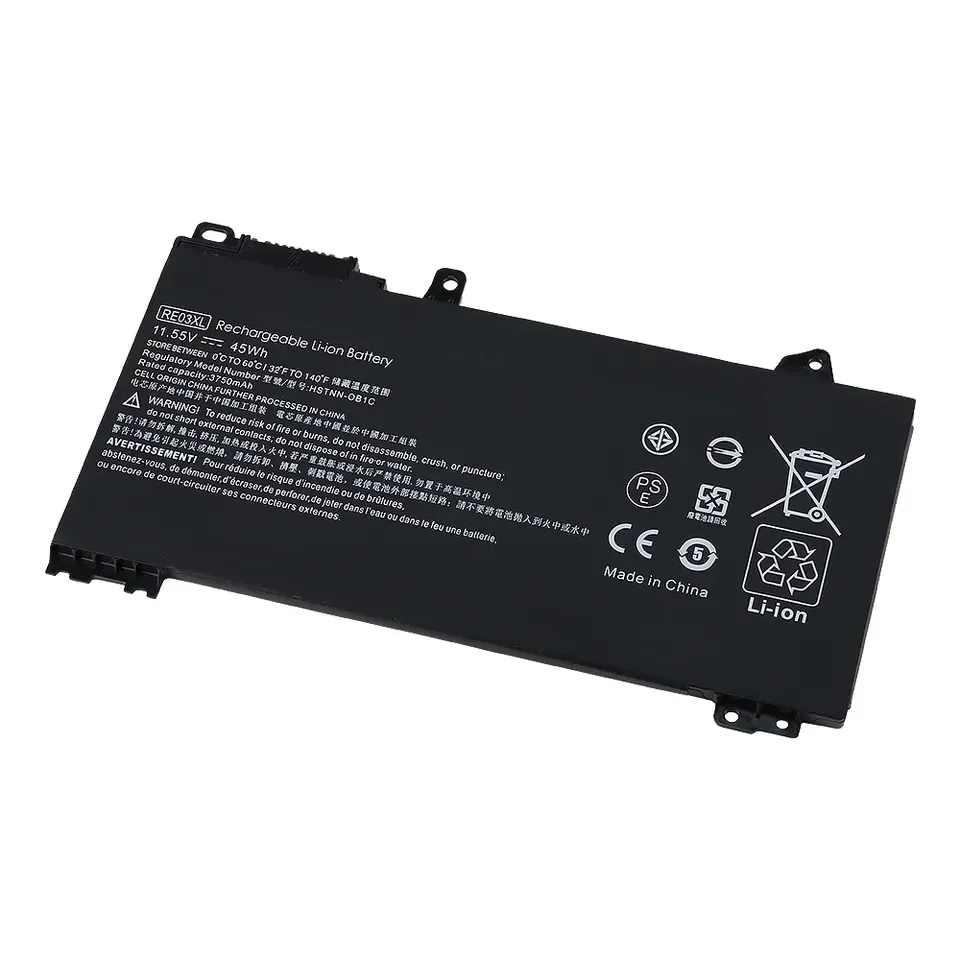 RE03XL 11.55V 45Wh Brand New Laptop Battery for HP ProBook 445 450 455 440 430 G6 Series HSTNN-DB9N L32407-2B1 RE03XL