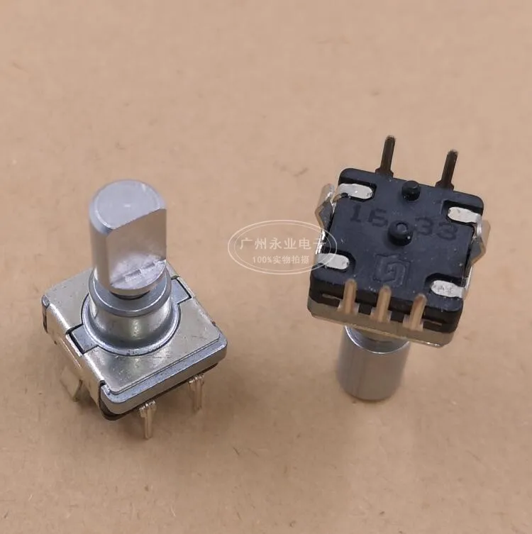 2 Piece EC11 Encoder Left And Right Rotation Reset Detection Switch With Push Switch Handle Length 15MMF