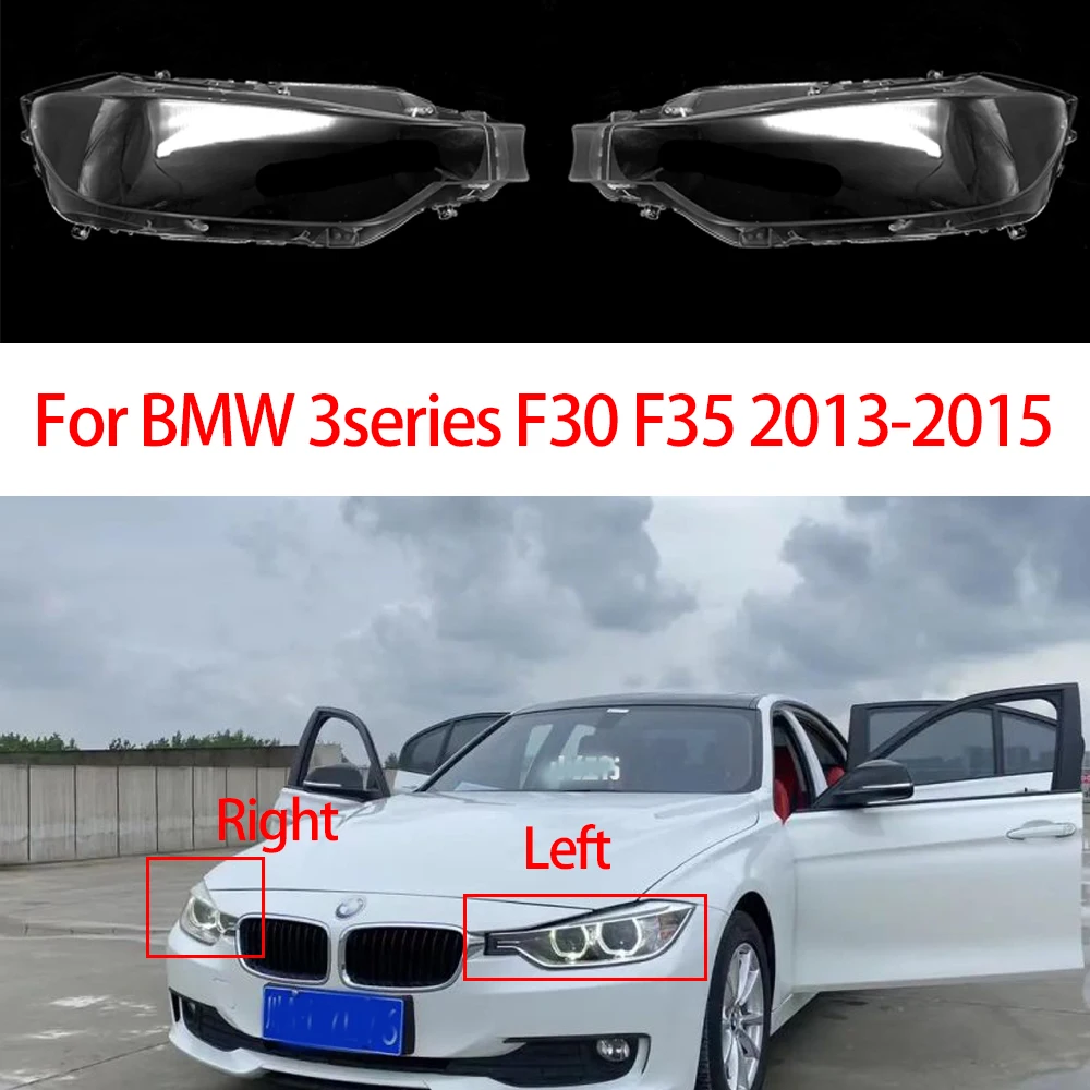 

For BMW 3series F30 F35 2013 2014 2015 Car Front Headlight Cover Lens Transparent Lampshade Auto Lamp Glass Shell Masks Headlamp