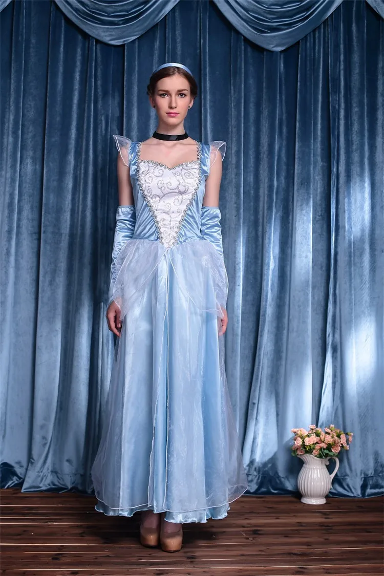 Halloween-kostuum voor volwassenen Assepoester Princ Sneeuwwitje Prestaties Dr. Rolleng Plang Fairy T Thema Damespodiumoutfit