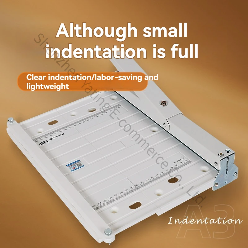 

Y350 Small Manual Creasing Machine Bid Cover Paper Creasing Machine A4 Paper Cover Creaser, Spine Line Creasing Machine