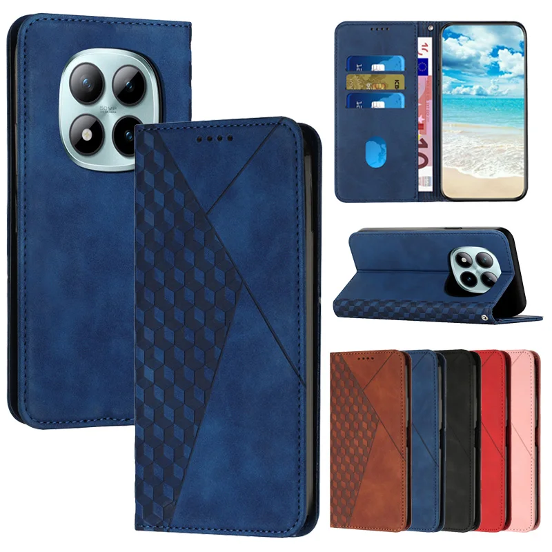 

Для Xiaomi Redmi Note 15 Pro 5G Чехол с магнитной откидной крышкой для Funda Xiaomi Redmi Note 15 Pro + 15 Pro Plus 5G Защитный чехол для телефона