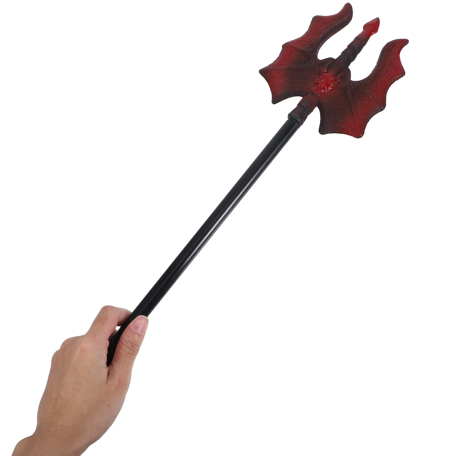 2 قطعة شيطان واقعي ثلاثي المحاور المنجل الدعامة هالوين تأثيري زي حفلة اكسسوارات آمنة دائم مادة PP رائعة #2