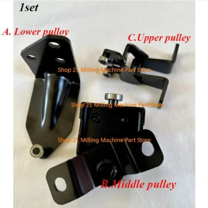 

1set For Komatsu PC75/78/128/138/228 PC78US-6 Cab Door Lock Bearing Track Pulley