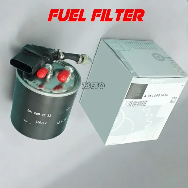 A6510902852 Car Fuel Filter Kit For Mercedes Benz W204 W205 W212 C180 C200 E220 E250 S300 GLC GLE CLS GLK OM651 Diesel Engine