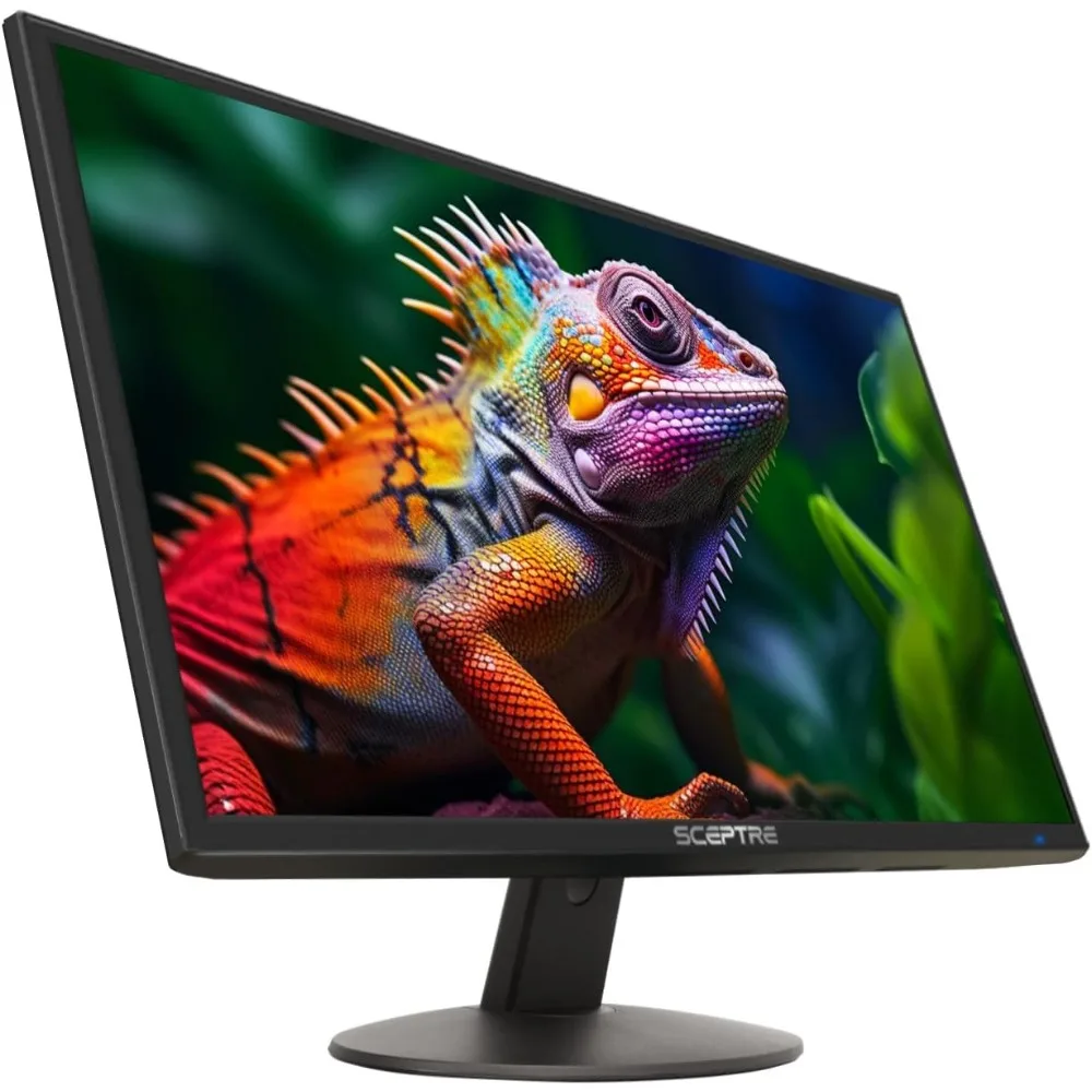 

24-inch Prime Monitor Thin 1080p LED Monitor 99% sRGB 2x HDMI VGA Build-in Speakers, Machine Black (E248W-19203R 2025 Series)