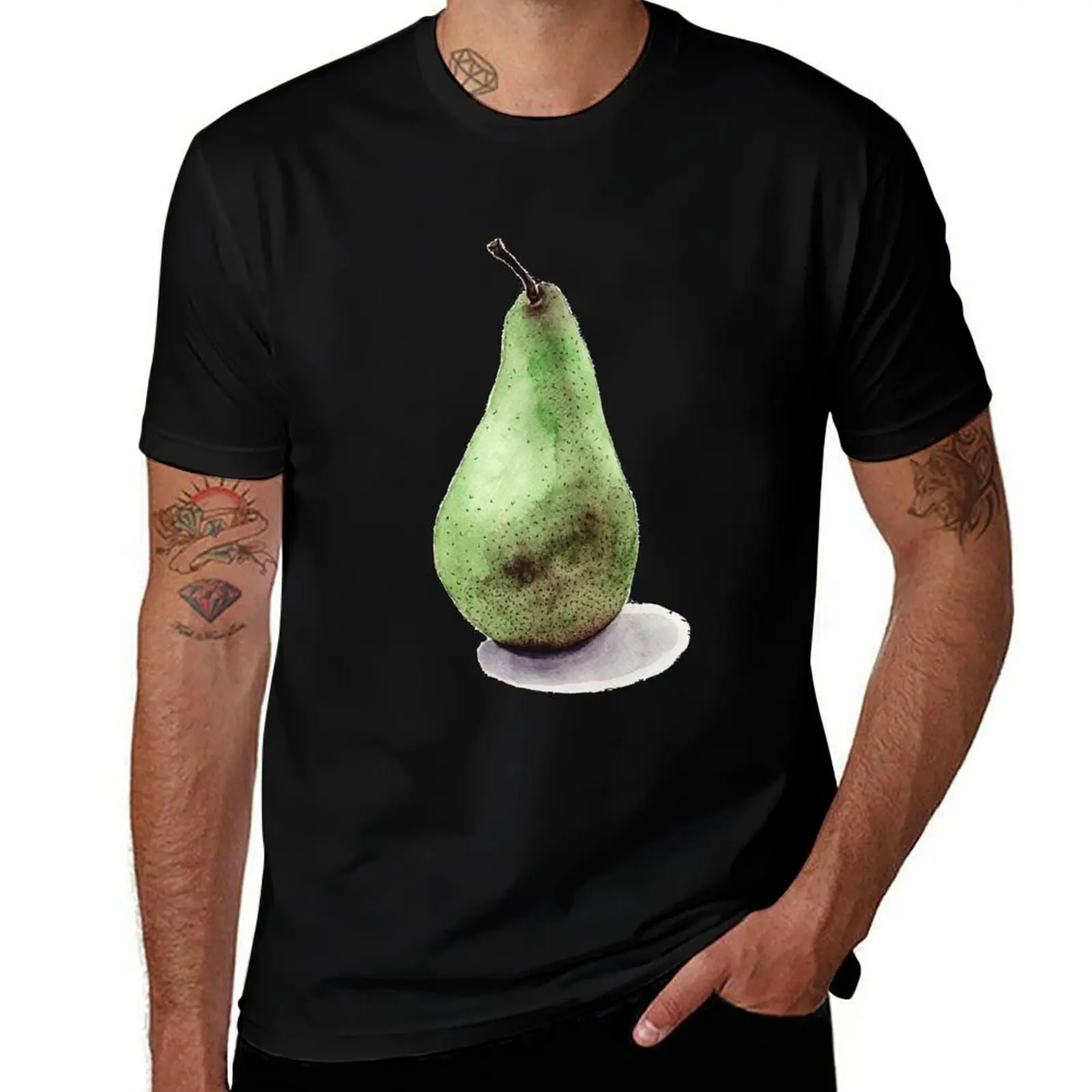 

Pear T-Shirt t shirt men 100% cotton luxury brand t shirt man cotton T-Shirt