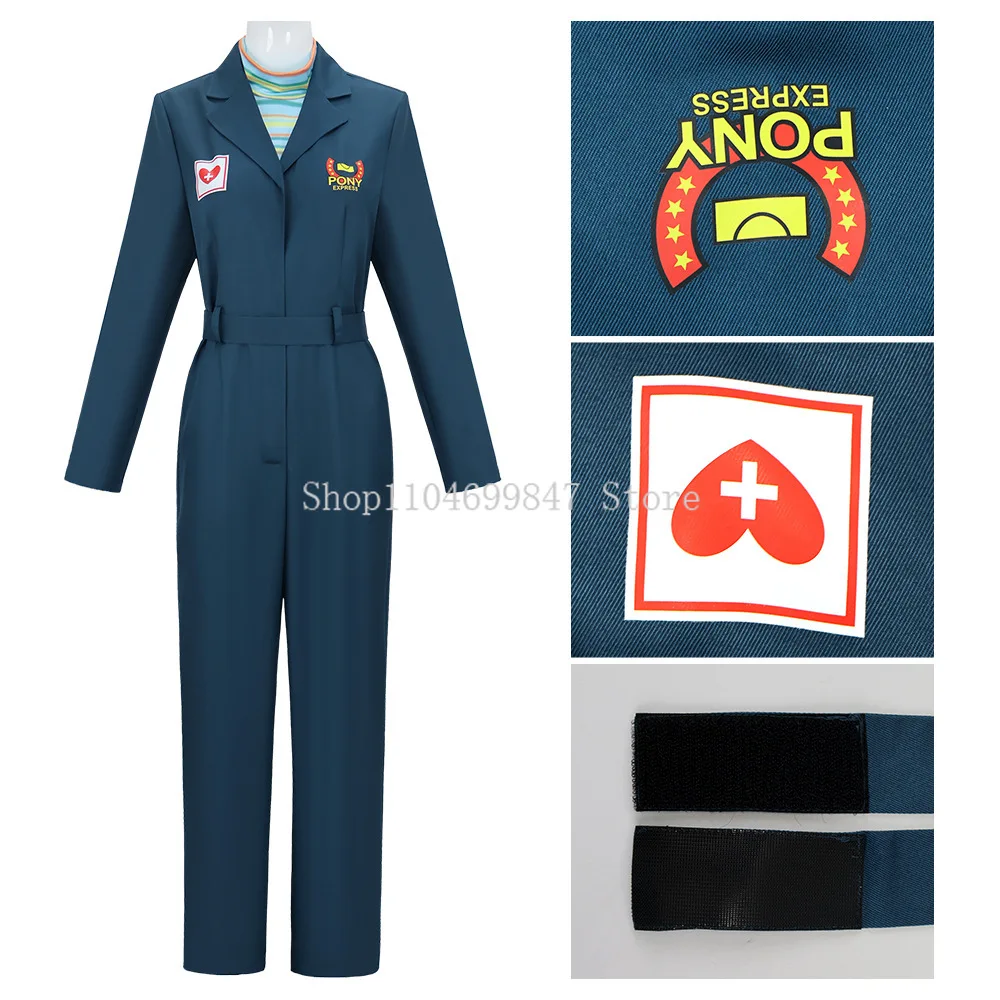 Игра Anya, костюм моряка для полоскания рта, синий комбинезон, шляпа на день рождения, рубашка, костюм с поясом, костюмы на Хэллоуин для женщин и взрослых