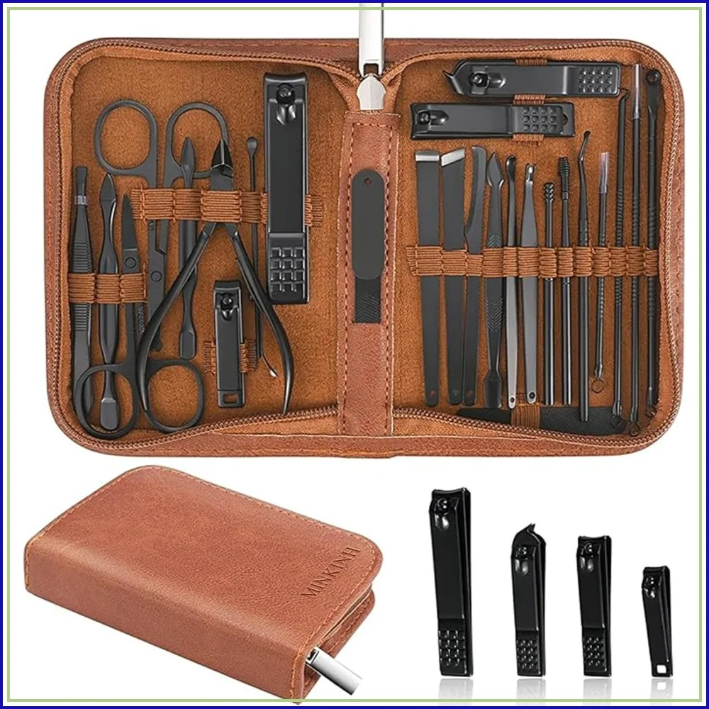 26 Piece Professional Stainless Steel Manicure Set
