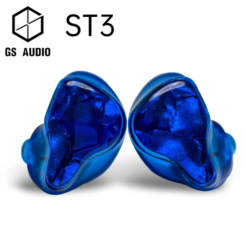 

GS AUDIO ST3 In-Ear Earphones 3BA Hybrid Driver HiFi with 0.78 2pin Detachable Cable IEMs for Audiophiles OEM ODM