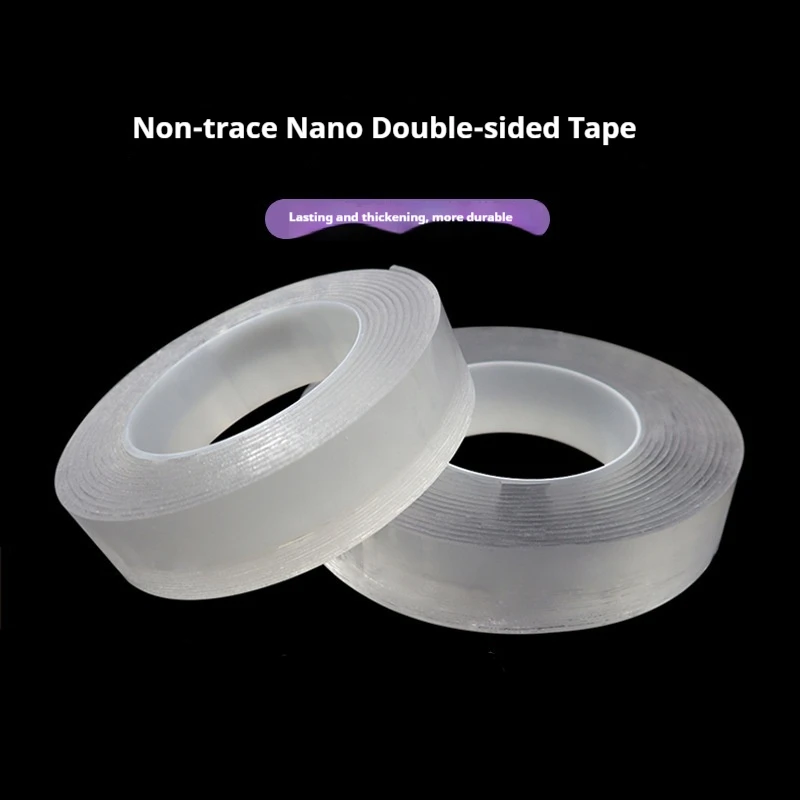 Nano-Adhesive Strong Adhesive Can Be Repeatedly Pasted Household Magic Glue Hook Non-Trace Double-Sided Tape Waterproof