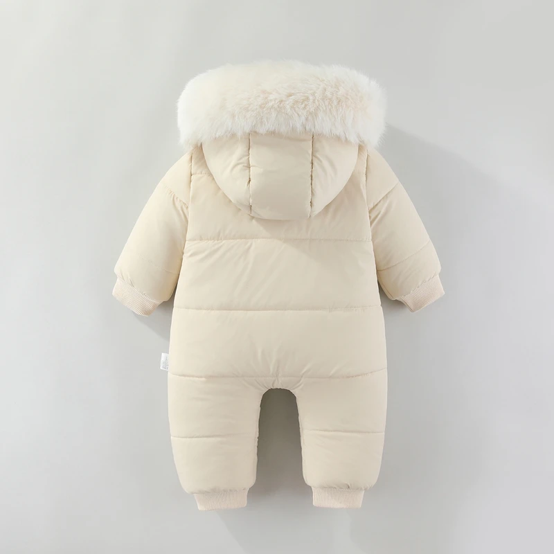 الوليد الطفل بذلة الشتاء رشاقته رومبير الطفل القطن الدافئة الرضع ارتداءها لينة الطفل الثلوج ارتداء سترة الاطفال الملابس 0-18 أشهر