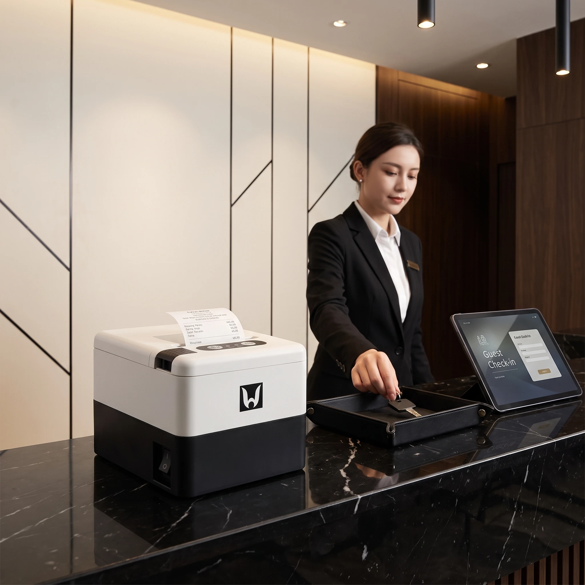 WEIHUANG P20 58mm 2 Inch Wireless Bluetooth USB Thermal Label Receipt Printer Barcode QR Sticker POS Machine Android iOS Windows
