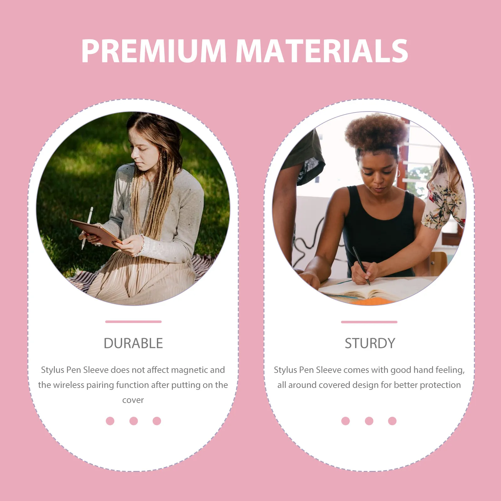 

Stylus Pen Protector for Pencil Silicone Case Shock Resistant Full Coverage Decorative Pencil Sleeve Cover