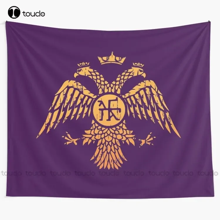 Byzantine Eagle Symbol Flag Tapestry Beautiful Wall Tapestry Tapestry Wall Hanging For Living Room Bedroom Dorm Room Home Decor