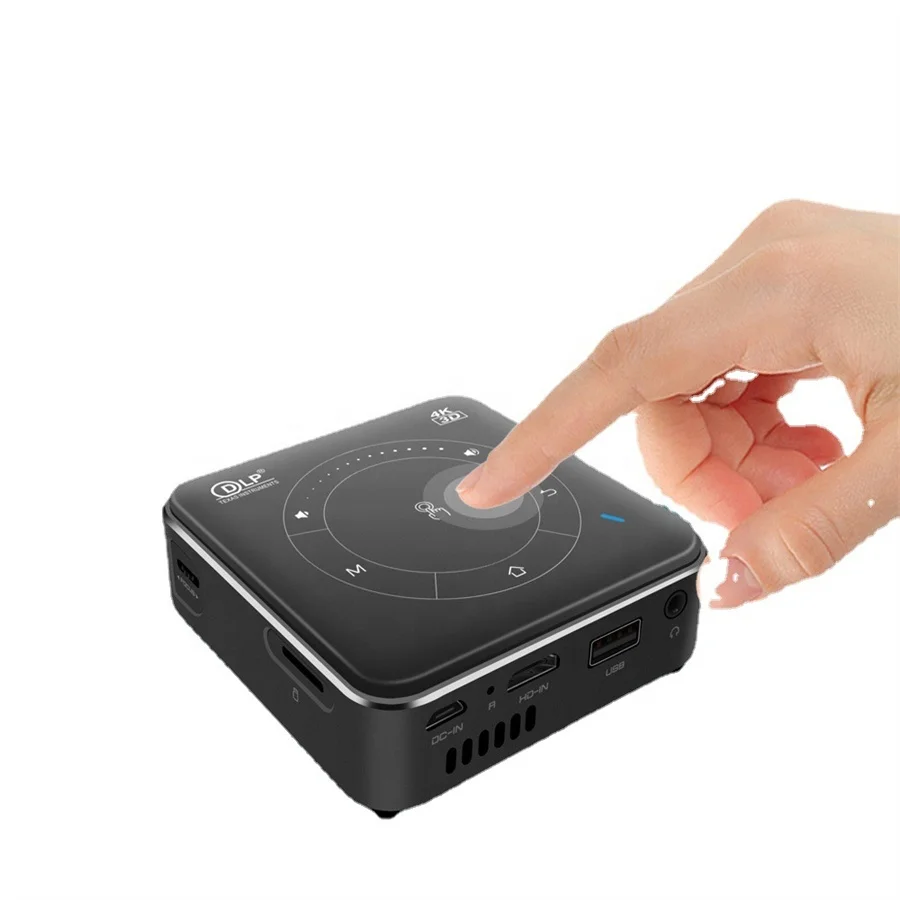 Top Hot Selling Portable Projector]Home Theater Projectors 4k DLP Light Projector Mini Pocket Proyector