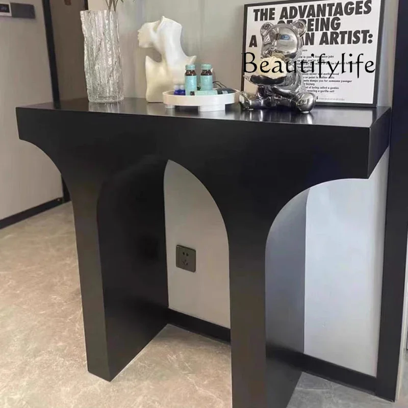 

BJ Nordic Living Room Console Table Modern Aesthetic Premium Trendy Console Table Porch Entrance Stoliki Do Salonu Furniture