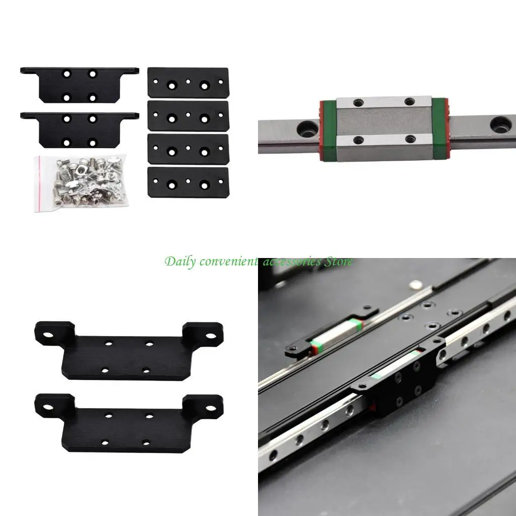 

97QB For Ender3 S1/Ender3 S1 Dual Y Linear Rails Guide Upgraded