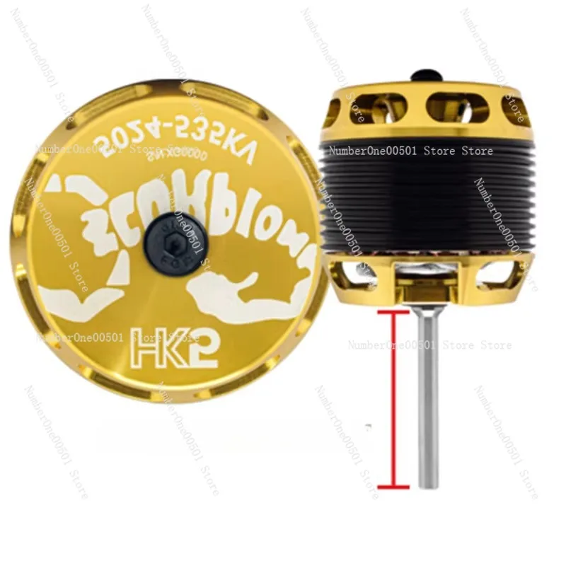 HK5-5024-535kv Brushless Motor 6x36mm Shaft 700 Class Racing