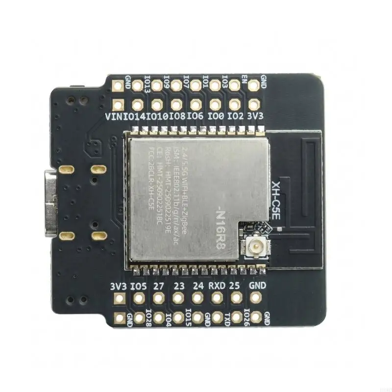 802.11Ax Development Board with Short Ranged Wireless Communication, BOOT Controls, Type C Programming and GPIO Access for H8WD