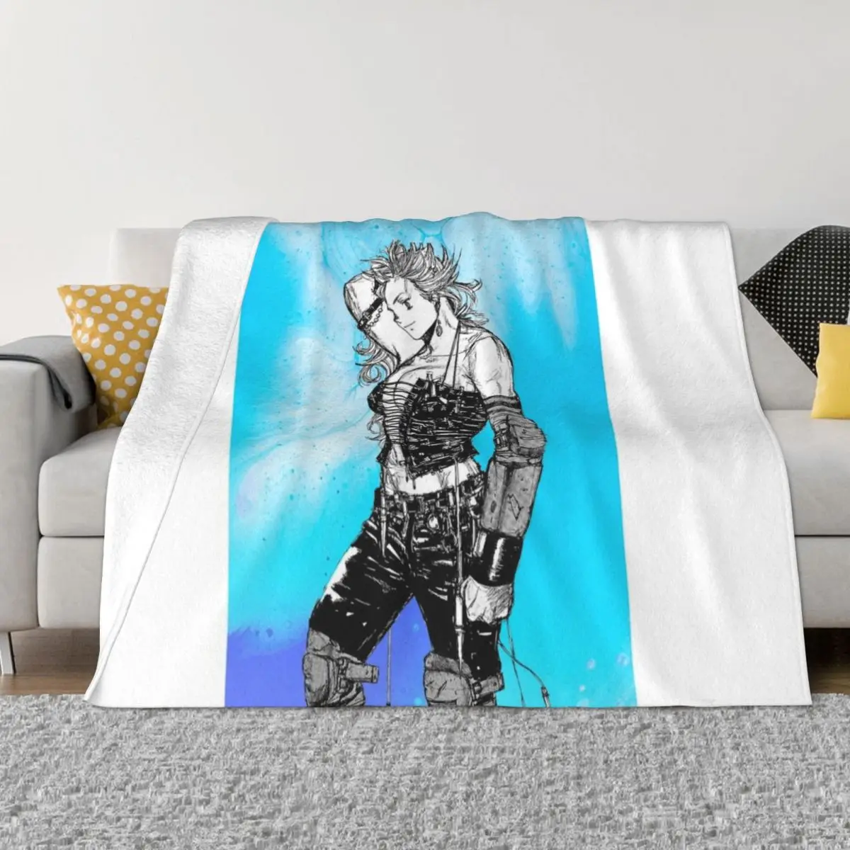 Dorohedoro Noi Throw Blanket Dorm Room Essentials Summer Bedding Blankets Furry Blanket Blanket Luxury