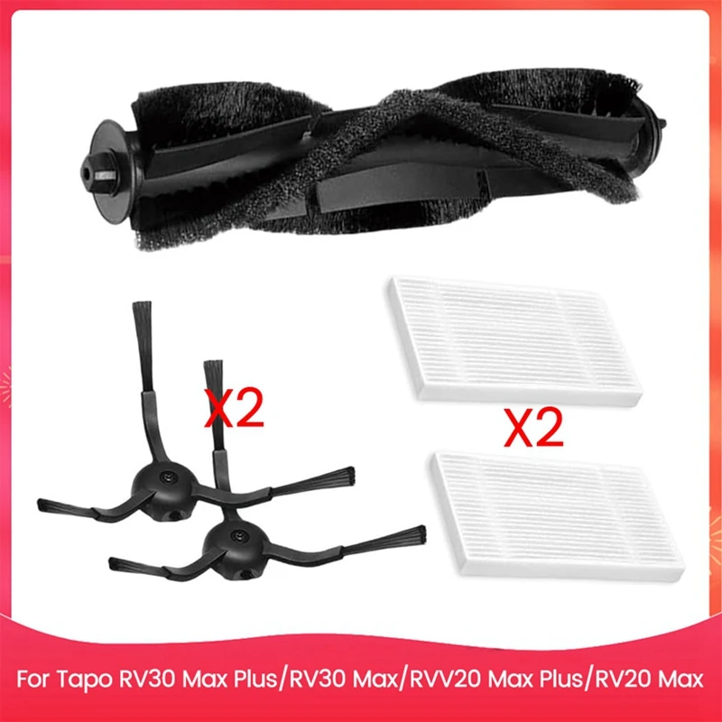 قطع غيار مكنسة ABUD لـ Tapo RV30 Max Plus، لـ RV30 Max، لـ RVV20 Max Plus، لملحقات المكنسة الكهربائية RV20 Max