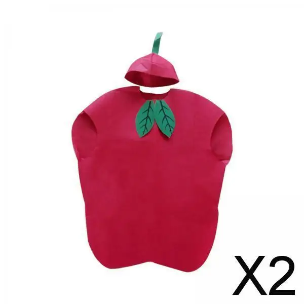 

Костюм с фруктами на Хэллоуин для взрослых, нетканый наряд для ролевых игр, товары для вечеринок с героями мультфильмов для выступления на сцене