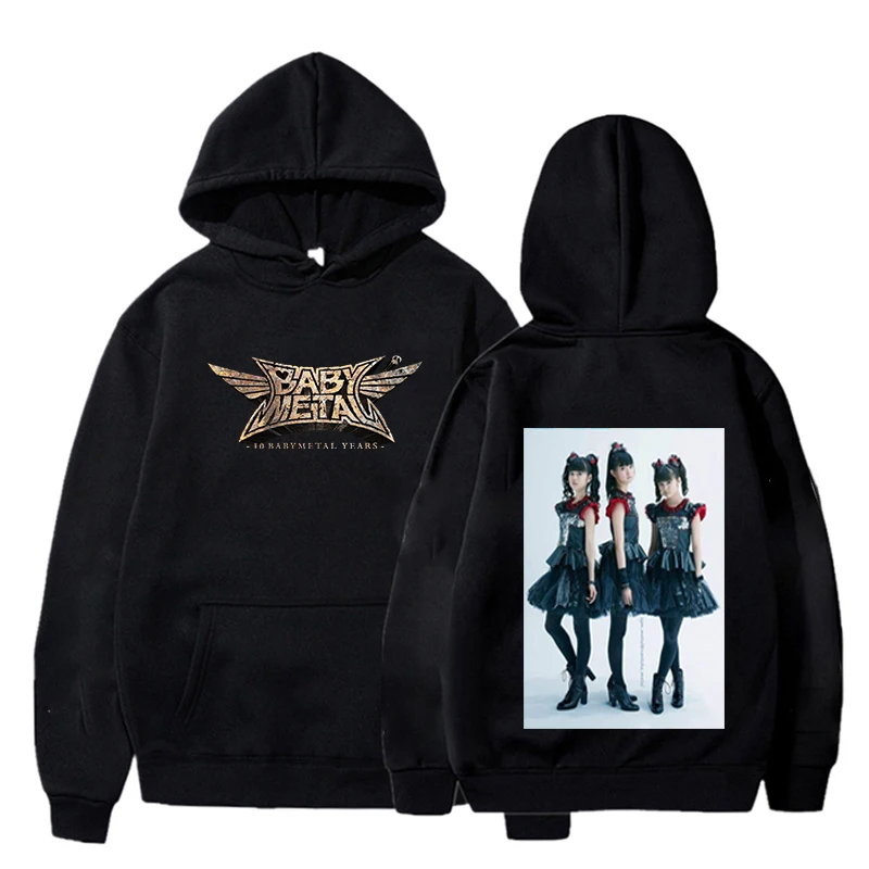 Japan BABYMETAL Steelheart Band Hooded Pullover  Rock Band Men's and Women Gift Hoody Leisure Street  Fashion hoodies