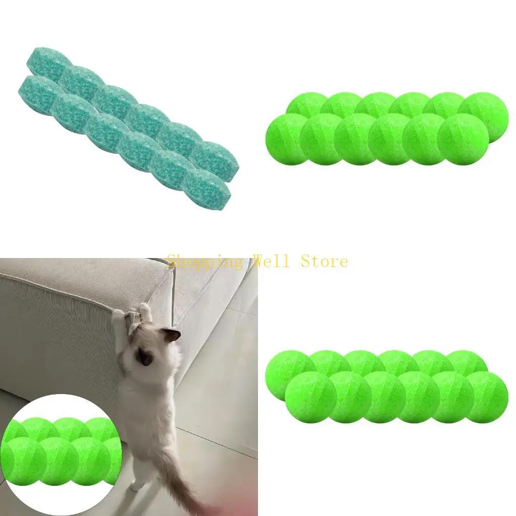 KX4B Multipurpose Pack of 12 Mint Oil Feline Expel Sprayed to Guard Furniture Curtains from Damage by Cats Effectively Indoors