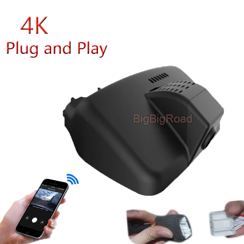 For Buick GL8 2017 2018 2019 High Version Avenir 2.0T 4K Plug And Play Car Video Recorder Wifi DVR Dash Cam Camera FHD 2160P