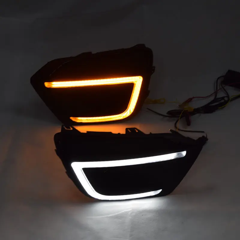 

SAAR Suitable for 2017 Chevrolet Front Fog Light Assembly Modified Trax LED Daytime Running Lights