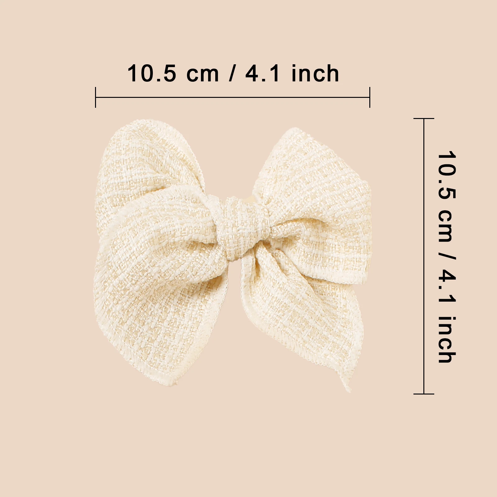 3Pcs/Set Children Linen Butterfly Clips Girls Retro Ponytail Barrettes Kids New Design Fashion Hair Accessories