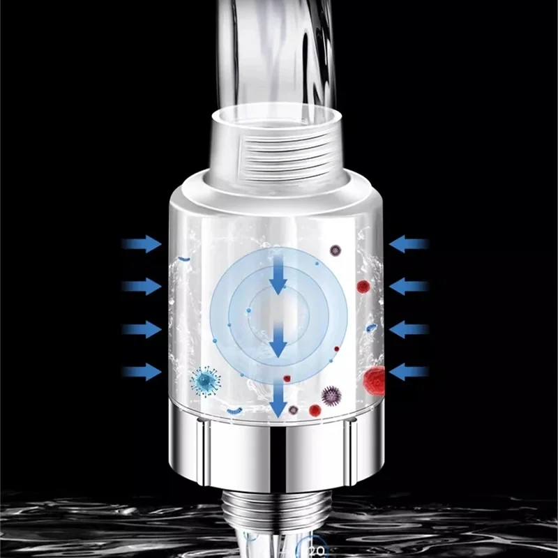 New 230mm Big Panel Large Flow Supercharge Ceiling Mounted Shower Head Set 6 Modes High Pressure Bathroom Showerhead with Filter