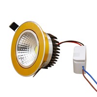 Спот Потолочный 6Pc Dimmable Led Downlight Cob Spot Light 5W 7W 9W 12W 85-265V Ceiling Recessed Lights Indoor