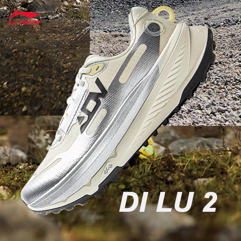 

LI-NING DI LU 2 Women Trail Running Shoes Cushion Wearable Anti-Slip Off Road Running Shoes ARNV010