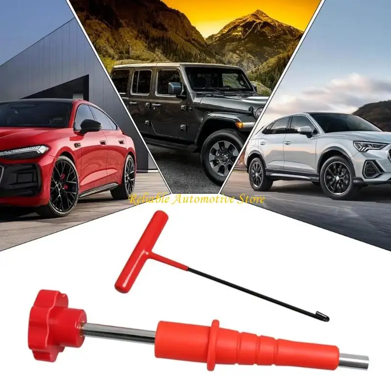 M68B Comprehensive Car Tire Valves Stem Tool Set for Easy Installation Removal and Maintenance Tasks on Multiple Automobiles